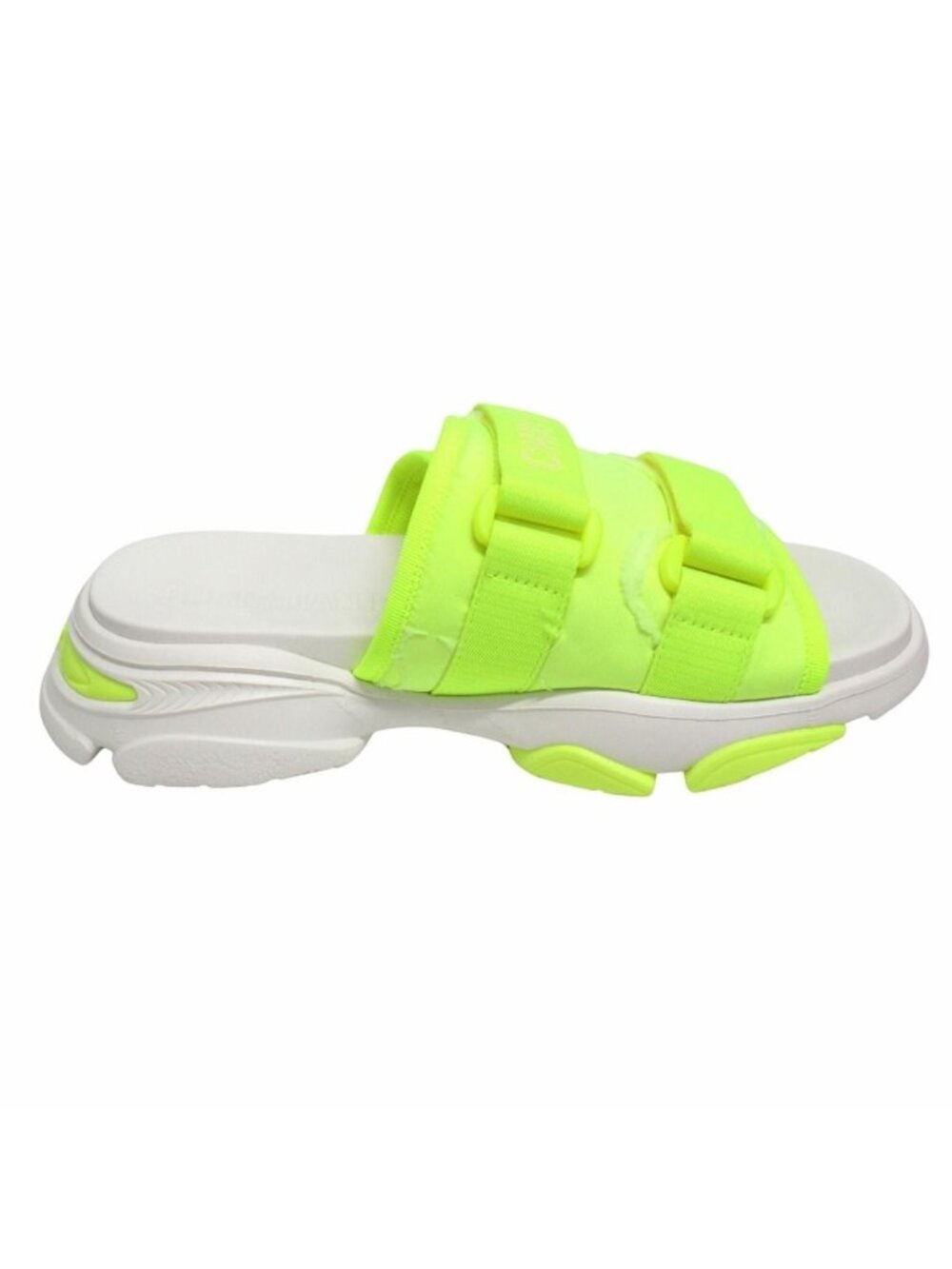 Dior D Wonder Slide Sandals Logo Belt Platform Shoes 38 Yellow - Picture 2 of 8